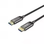 Kabel HDMI Unitek C11085GY01-15M — HDMI Typ A na A, 30 m, HDMI 2.1, 8K@60Hz, 4K@144Hz, pozłacane styki, czarny