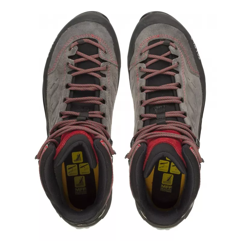 Salewa MTN Trainer Mid GTX Męski dla dorosłych Antracytowy, Szary, Czerwony