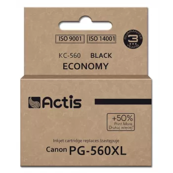 Tusz Actis KC-560 (zamiennik Canon PG-560XL; Supreme; 22 ml; czarny). Drukuje o 50% więcej niż OEM.