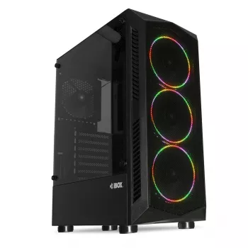 Obudowa PC IBOX LUPUS 27 Midi Tower ATX, szkło hartowane, RGB, 455×200×380 mm, obsługa ATX, GPU do 32 cm