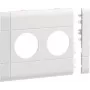 Hager cover plate GB120209016 2-gang BRA 120mm hf v-biały (GB120209016)