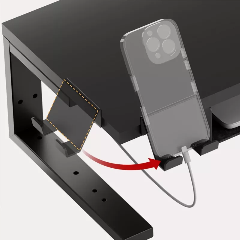 Podstawka Ergo Office pod laptop/monitor, maks. obciążenie 20kg, dla przekątnej 13-32, czarna, ER-303 B