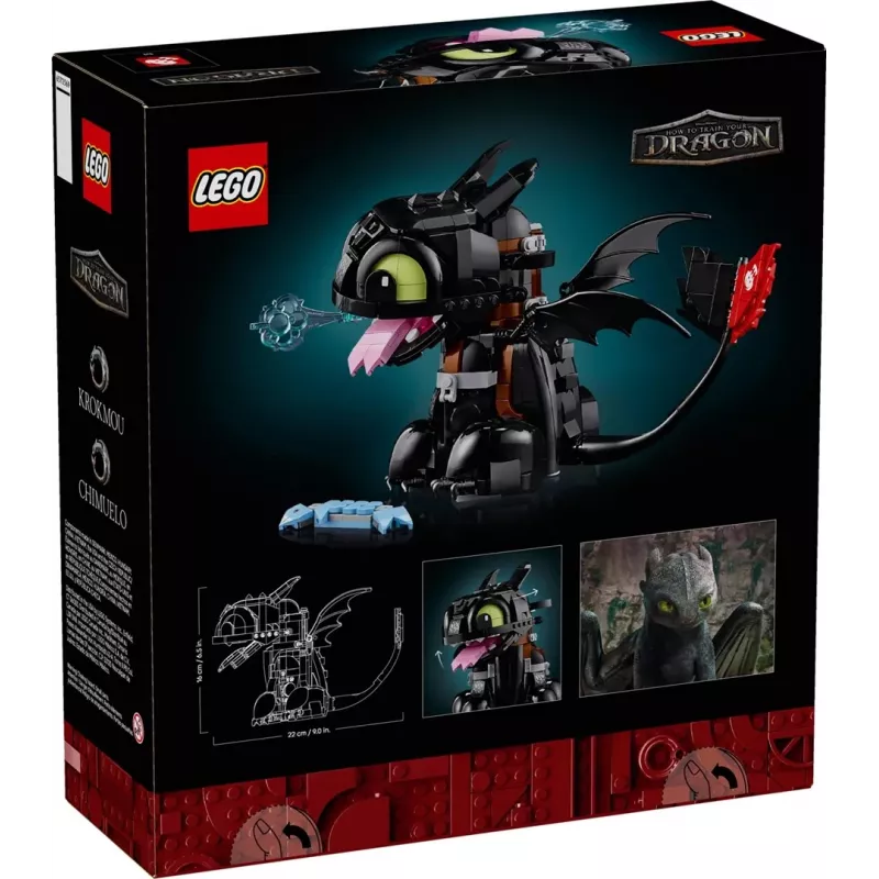 LEGO ICONS 10375 Jak wytresować smoka: Szczerbatek