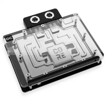 Backplate Alphacool 10260 Aluminium Chrome miedź Czarny 154mm