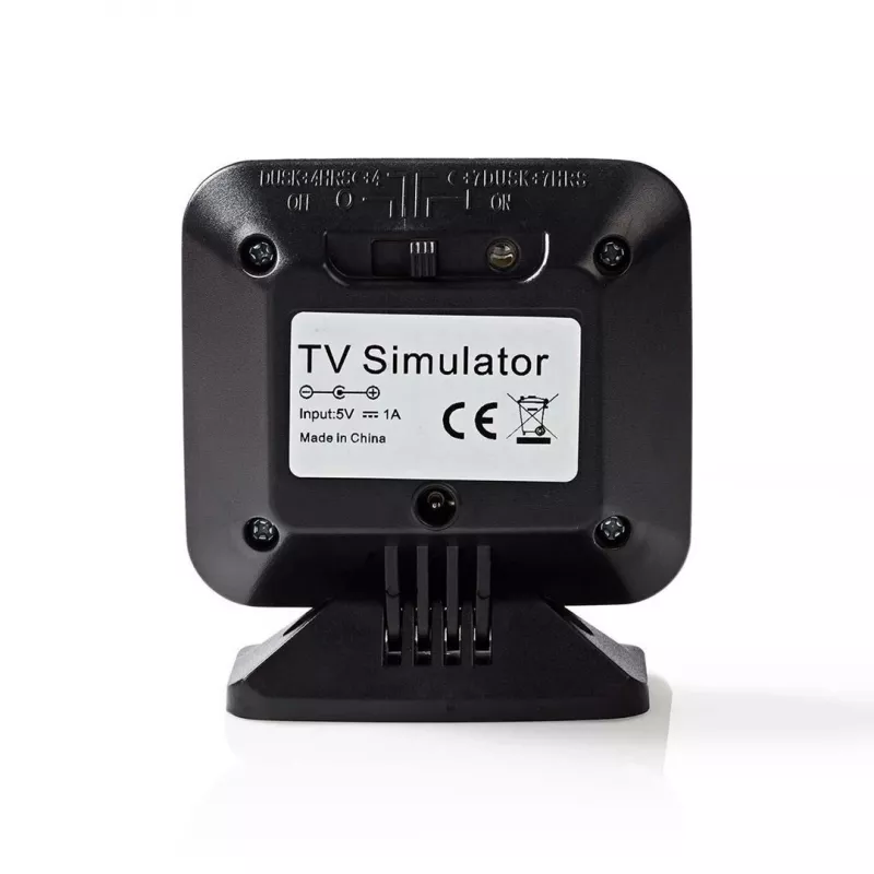 Nedis TV Simulator atrapa kamery bezpieczeństwa Czarny Box