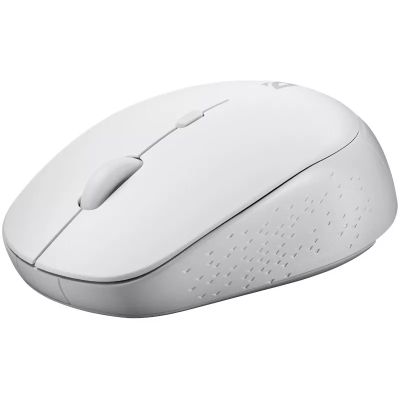 Bezprzewodowa mysz cichy klik AURIS MB-027 800/1200/1600 DPI biała
