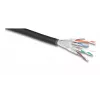 Kabel sieciowy DeLOCK 80597 Czarny Cat6a U/FTP 50m