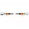 DeLOCK - Kabel HDMI - HDMI (M) do HDMI (M) - 50 cm - Potrójna izolacja - Czarny, Złoty - Obsługa 8K