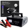 Prostownik QOLTEC 52514 — 12 V/24 V, 25 A, do akumulatorów AGM/żelowych/SLA z wyświetlaczem LCD