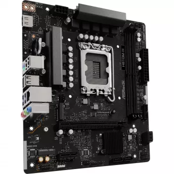 Płyta główna ASROCK H810M‑X micro ATX Intel H810 LGA 1851 DDR5 2× DIMM 128GB M.2 2.5GbE HDMI DisplayPort