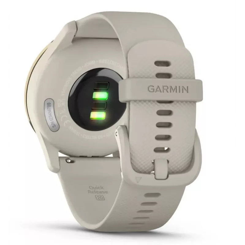 Garmin vivomove Trend LCD 40 mm Hybrydowy 254 x 346 pikseli Ekran dotykowy Złoty GPS (satelitarny)
