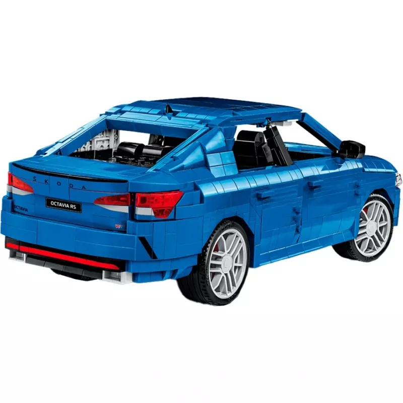 Klocki konstrukcyjne Cobi Skoda Octavia RS Model (2405 elementów), Wiek 10+, Czarny/Niebieski