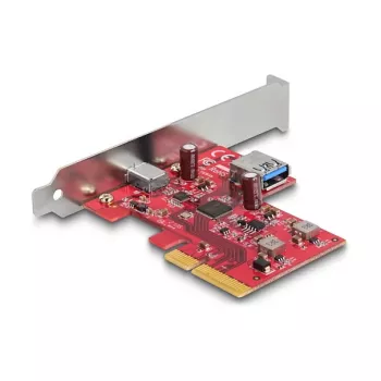 Karta DeLOCK PCI Express x4 USB 10 Gb/s Typ-C Typ-A Niskoprofilowa