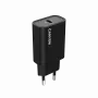 Ładowarka ścienna CANYON OnCharge 30CL 30W PD 1-port EU plug Czarny