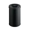 Waste Container Round Steel Czarny Durable 330601