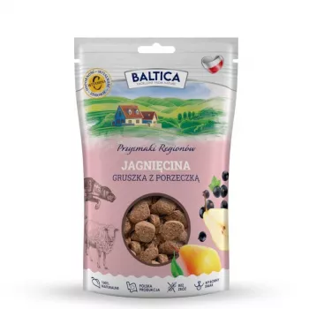 BALTICA regional treats Jagnięcina z gruszką i miętą - przysmak dla psa - 100g