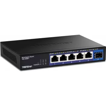 TRENDnet 6-portowy niezarządzalny przełącznik 2.5G z portem 10G SFP+ (TEG-S5061)