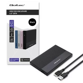 Obudowa na dysk SATA SSD/HDD 2,5 cala QOLTEC 52277 USB 3.0