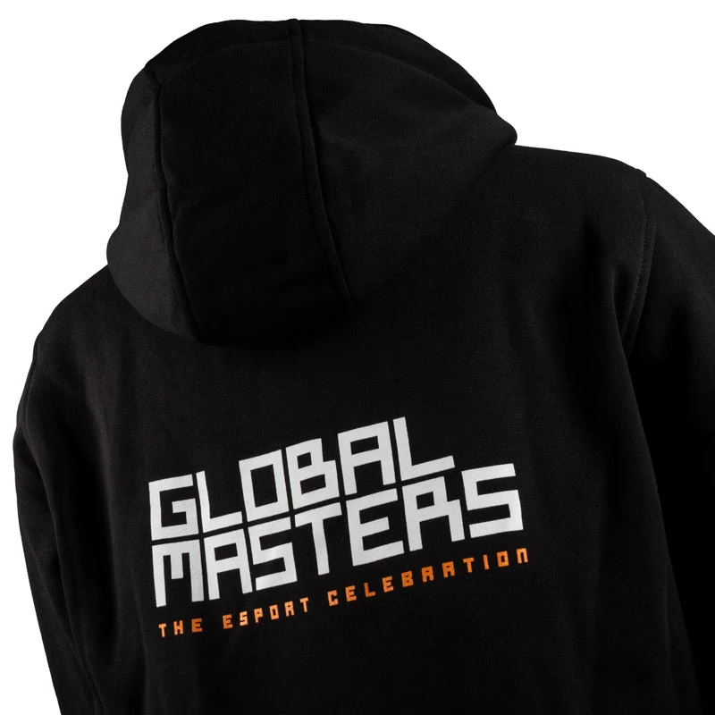 Bluza z kapturem Global Masters z logo GM - czarna (M)