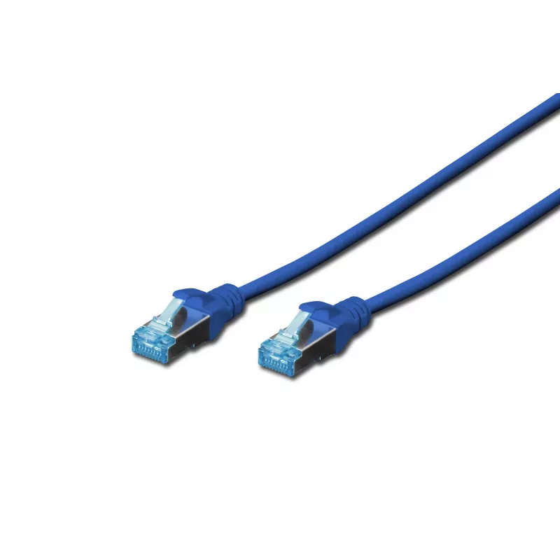 Kabel sieciowy Digitus CAT 5e SF/UTP Patch Cord RJ45 3m Niebieski