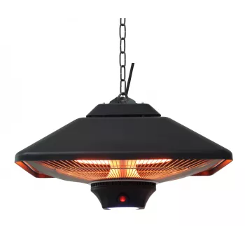 Elektryczny sufitowy ogrzewacz tarasowy TunaBone | TB2088-01 | Ogrzewacz tarasowy | 2000 W | Liczba poziomów mocy 3 | Czarny | IP24
