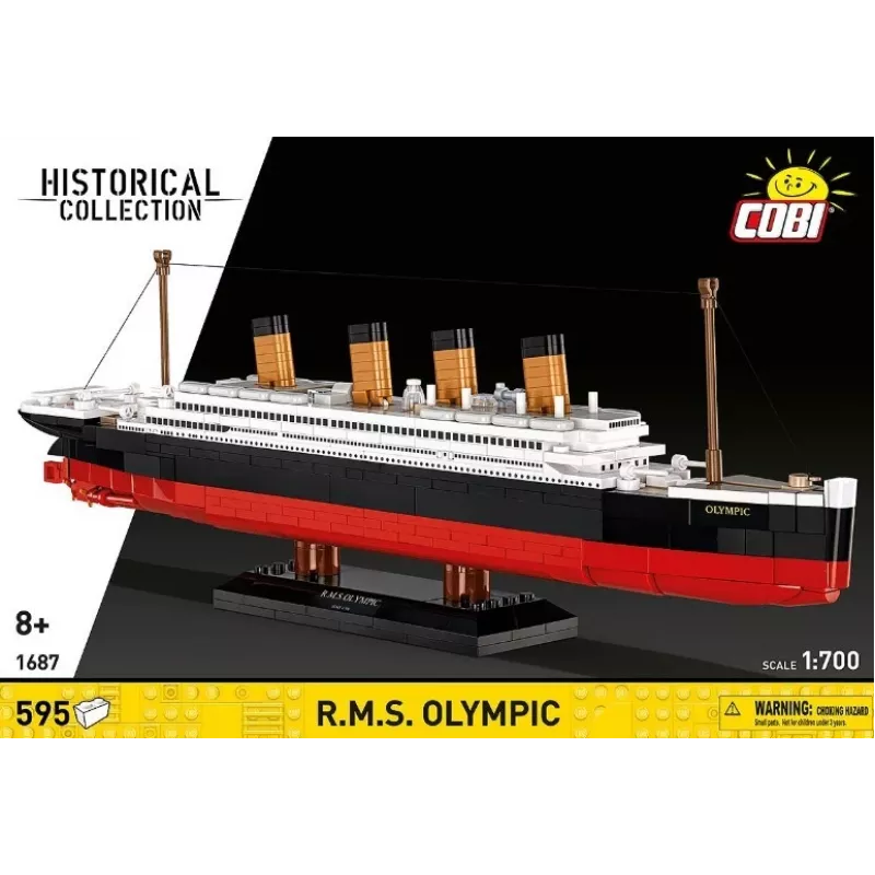 Zestaw konstrukcyjny Cobi Blocks R.M.S. Olympic 59 klocków — 59-elementowy zestaw do budowy modeli