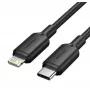 Kabel USB-C na LIGHTNING/2M Czarny Lakbh Vention