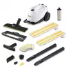 Mop parowy Kärcher SC 3 EasyFix Plus — zbiornik na wodę 1 l, 1900 W, para pod ciśnieniem 3,5 bara, biały