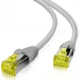 Kabel krosowy helos Ultra Flex S/FTP Cat 6a TPE Szary 0,5 m