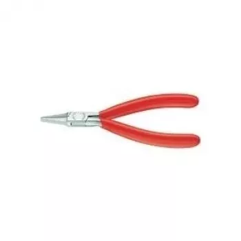 Knipex szczypce elektroniczne, długość całkowita 115 mm, płaskie, szerokie szczęki, kształt 1 osłona końcówki kulkowej