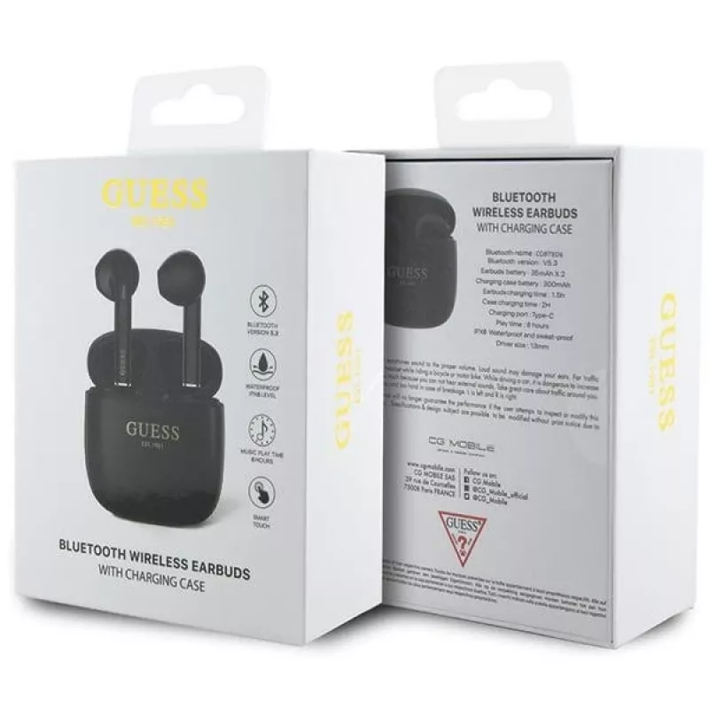 Słuchawki Bluetooth TWS GUTWST26PSK czarne
