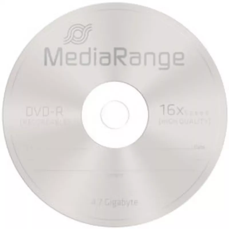 MediaRange - 50 x DVD-R - 4,7GB (120 Min.) 16x - wrzeciono (MR444)