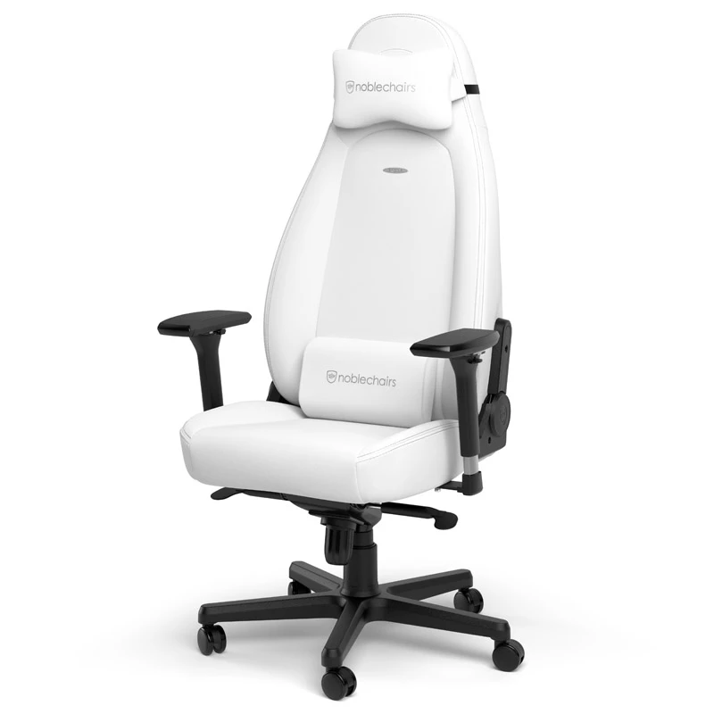 Fotel biurowy noblechairs NBL-ICN-PU-WED Wyściełane siedzisko Wyściełane oparcie Biały