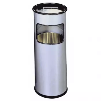 Kosz na śmieci Durable 333023 17 l okrągły metal srebrny