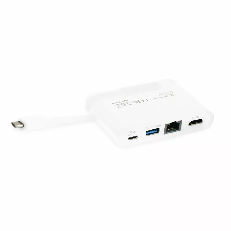 DICOTA USB-C Przenośna Stacja Dokująca 4-w-1 z HDMI - stacja dokująca - USB-C - HDMI (D31730)