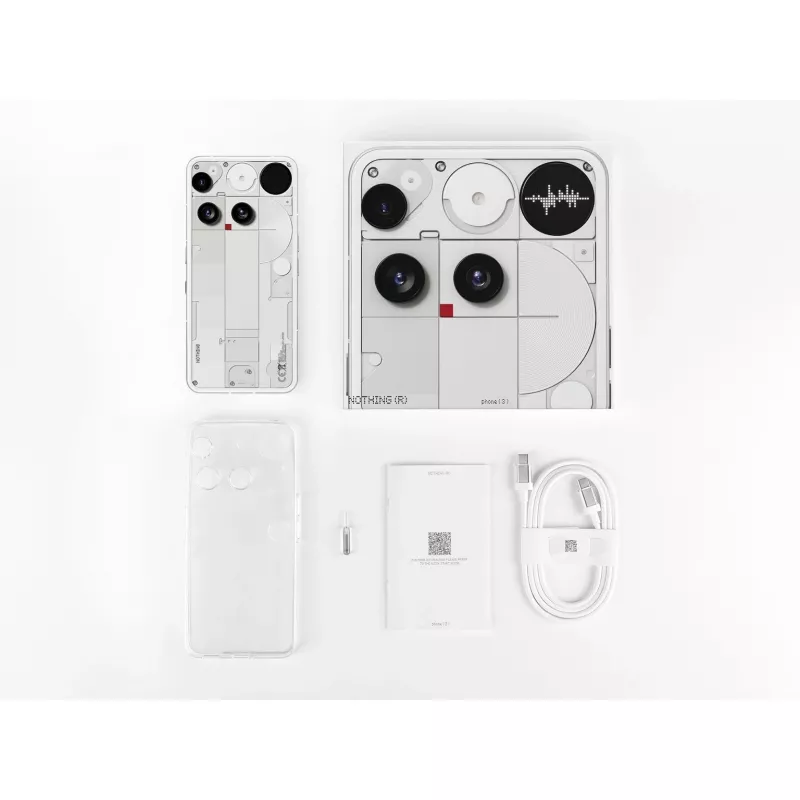Smartfon Nothing Phone (3) 6,67 cala 16 GB 512 GB Biały