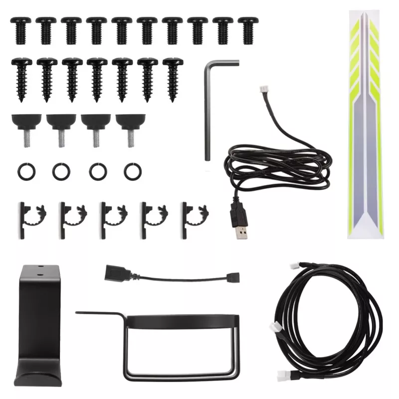 Biurko gamingowe NanoRS z podświetleniem LED 120x60cm RS10