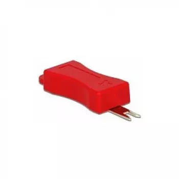Blokada portu DeLOCK 86412 RJ-45 czerwona 4 szt.