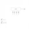 Hub USB Type-C DICOTA D32061 10000 Mbit/s Srebrny