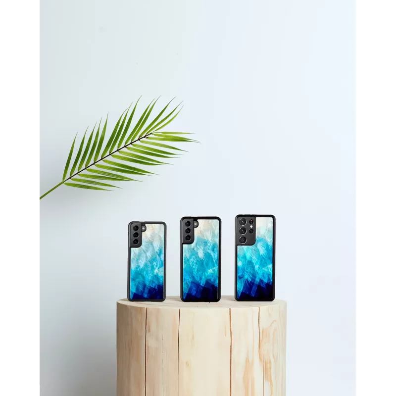 Etui iKins do Samsung Galaxy S21+ — ochronna obudowa, niebieski lake Czarny