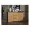 2D3S komoda 120x30x75 cm, antracyt/artisan