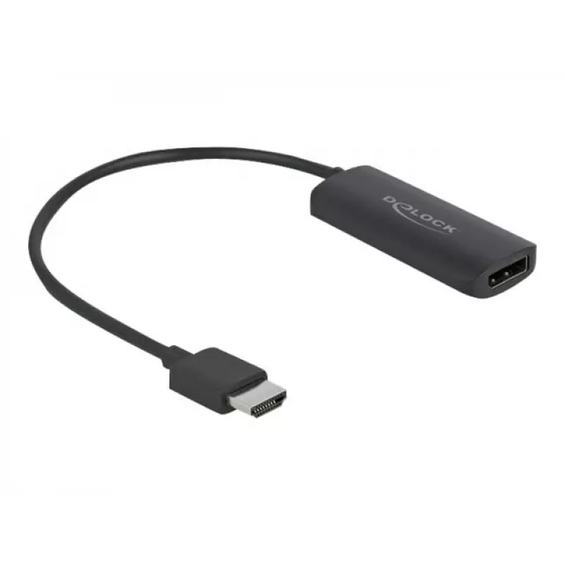 Adapter HDMI-A męski na DisplayPort żeński 4K 60 Hz DeLOCK 63206