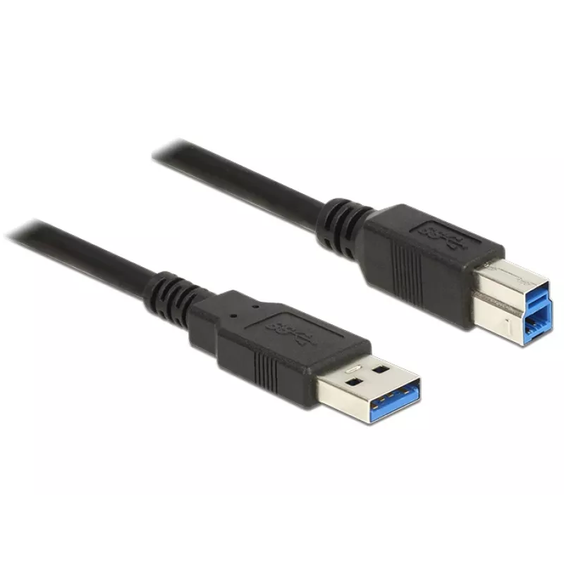 Kabel USB DeLOCK 85068 USB 3.2 Gen 1 2 m USB A USB B Czarny