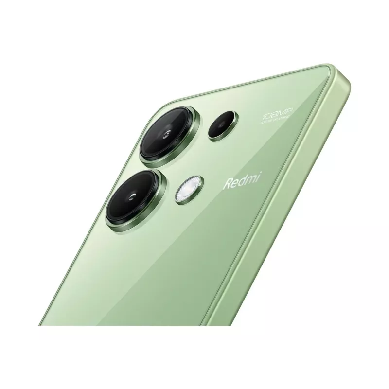 Xiaomi Redmi Note 13 6 GB + 128 GB miętowa zieleń Wyświetlacz AMOLED 16,94 cm (6,67 cala), MIUI 14 oparty na Androidzie 13, potrójny aparat 108 MP