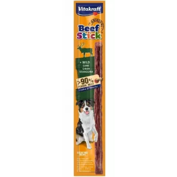 Przysmak do żucia dla psa Vitakraft Beef Stick 12 g — smak dziczyzny, psy seniorzy, pojedyncza saszetka