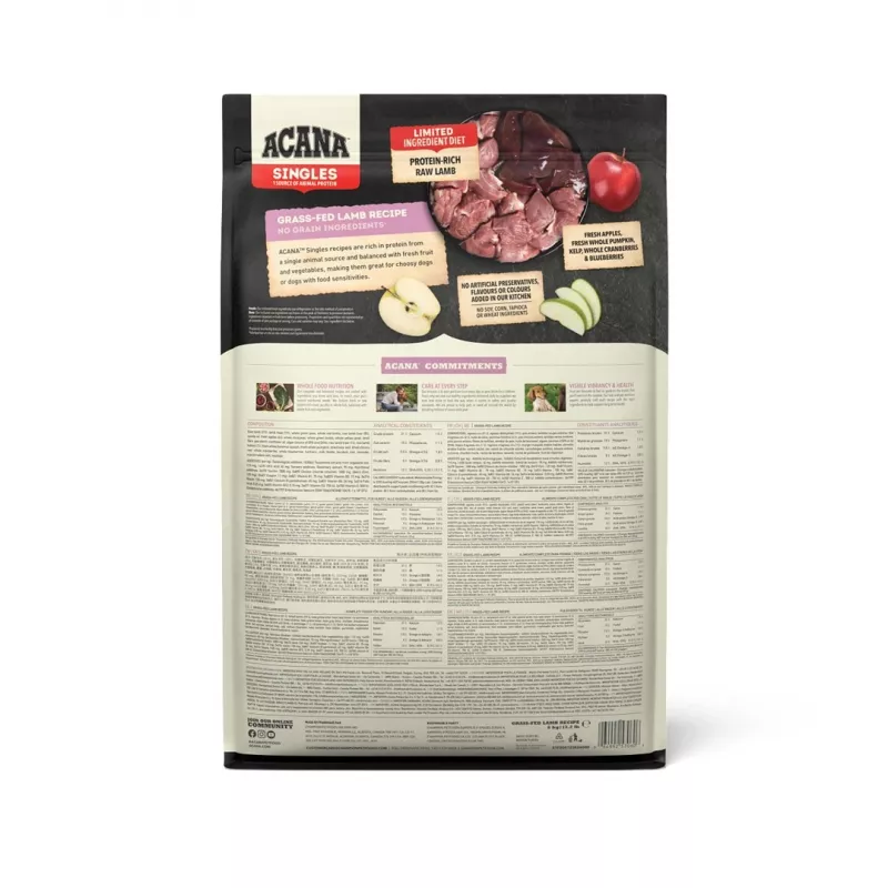 ACANA Singles Grass-Fed Lamb - sucha karma dla psów - 6kg