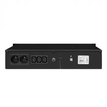 UPS EVER ECO Pro 1200 AVR CDS, line-interactive, montowany w szafie rack, 1,2 kVA (moc wyjściowa 780 W), 2U, 3× C13, USB-B, AVR, VRLA 12 V 5 Ah ×2