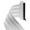 PHANTEKS PCI-E 4.0 x16 kabel taśmowy riser, 180 stopni, 30 cm - biały