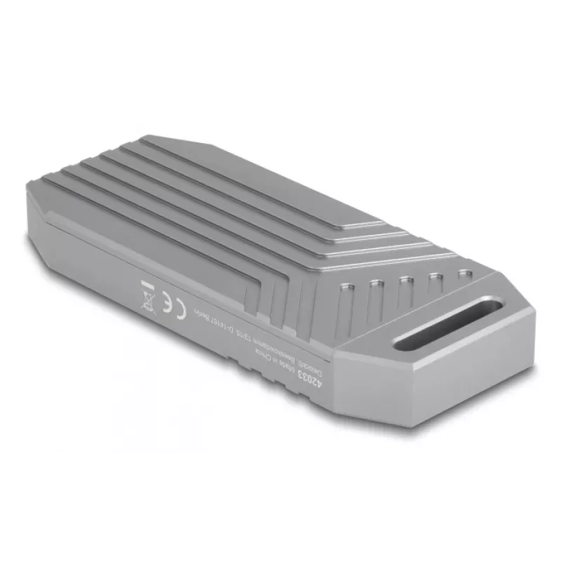 Obudowa SSD DeLOCK 42033 Szara M.2 PCI Express 40 Gbit/s