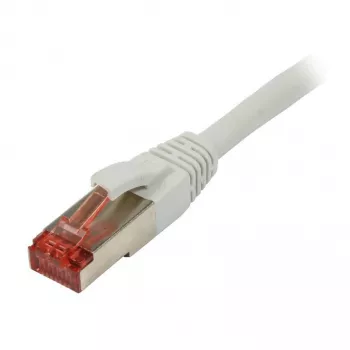 Kabel krosowy RJ45 - CAT6 250 MHz - 1,0 m szary - S-STP(S/FTP) - TPE/LSZH (Superflex) - Synergy 21 -